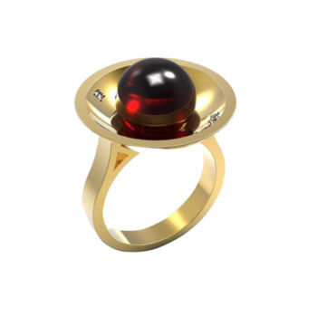 Bague Rhéa Or jaune et diamants