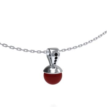 Pendentif Hestia sur chaîne