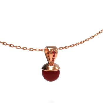 Pendentif Hestia sur chaîne